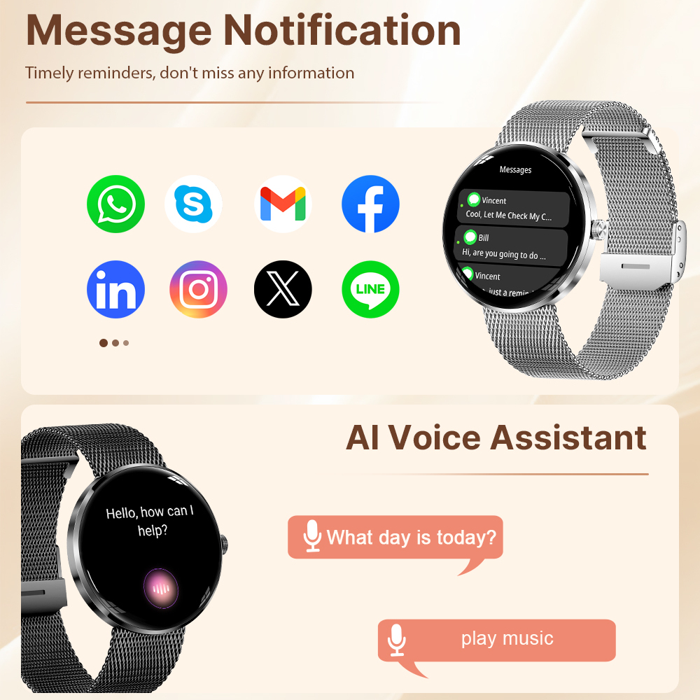 Smart Luna Rubber Black, 2 ремінці - 6