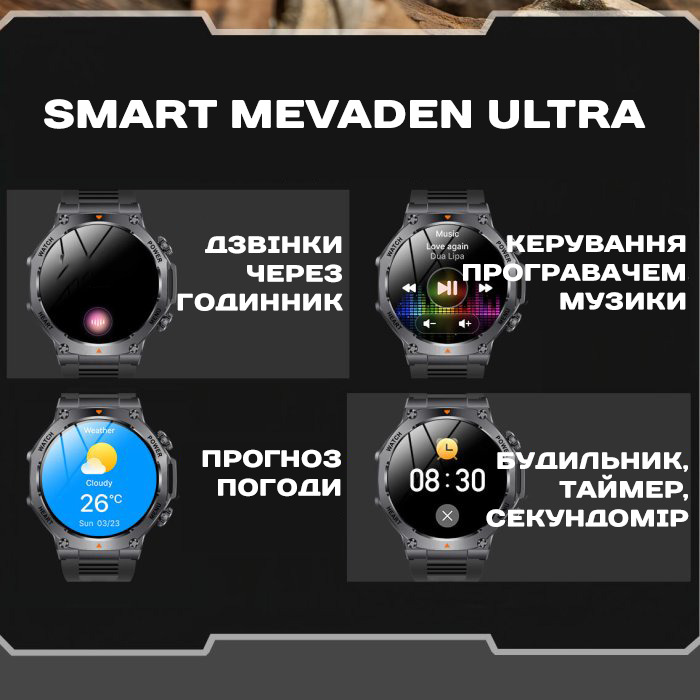 Smart Mevaden Ultra Steel, 2 ремінці - 19