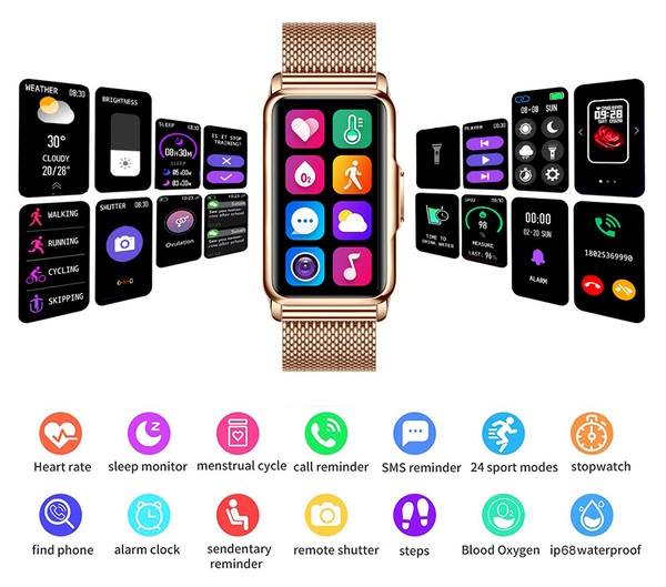 Smart Mioband Nano+ Gold, 2 ремінці - 10