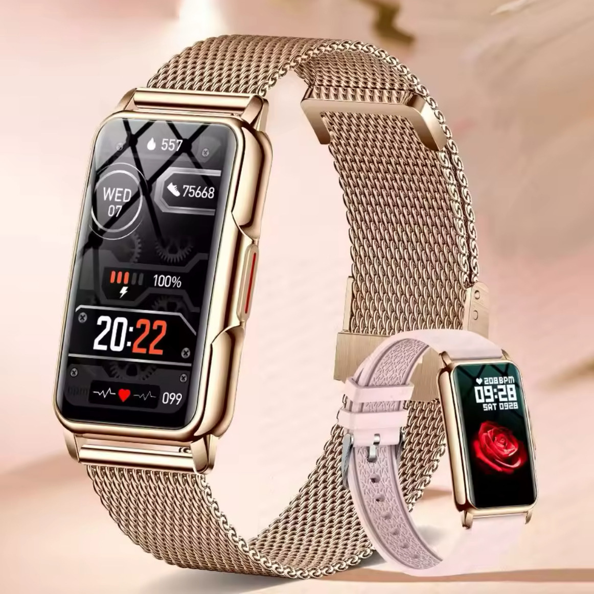 Smart Mioband Nano+ Gold, 2 ремінці - 2