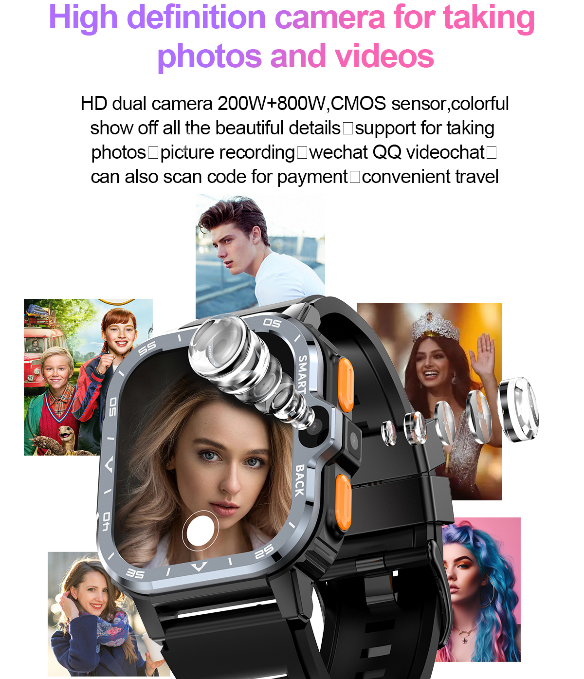 Smart Nova Sim Rubber Black, 2 ремінці - 7