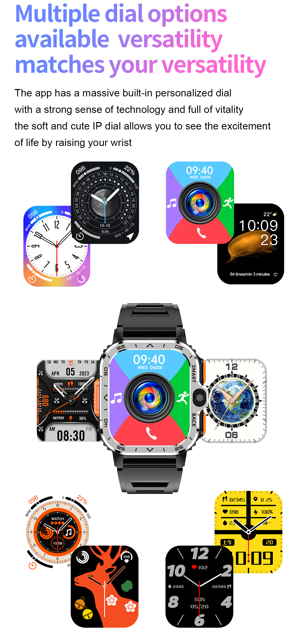 Smart Nova Sim Steel Black, 2 ремінці - 12