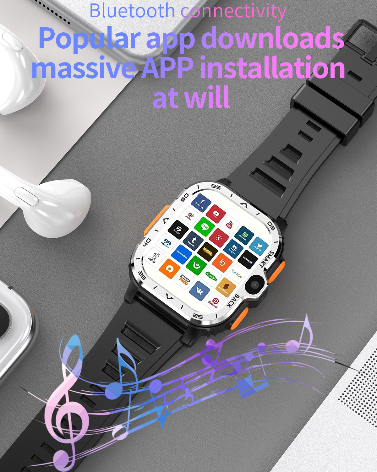 Smart Nova Sim Steel Black, 2 ремінці - 9