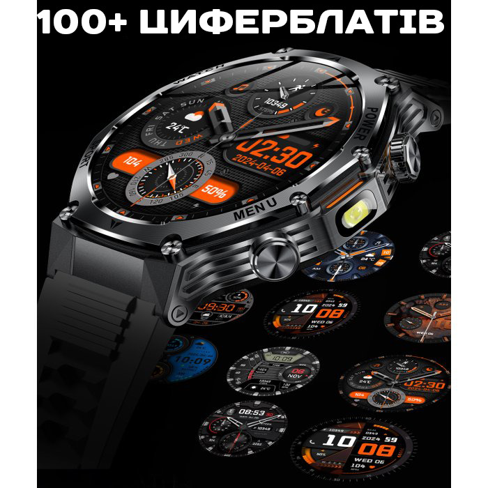 Smart Surf X Pro Black Rubber, 2 ремінці - 20