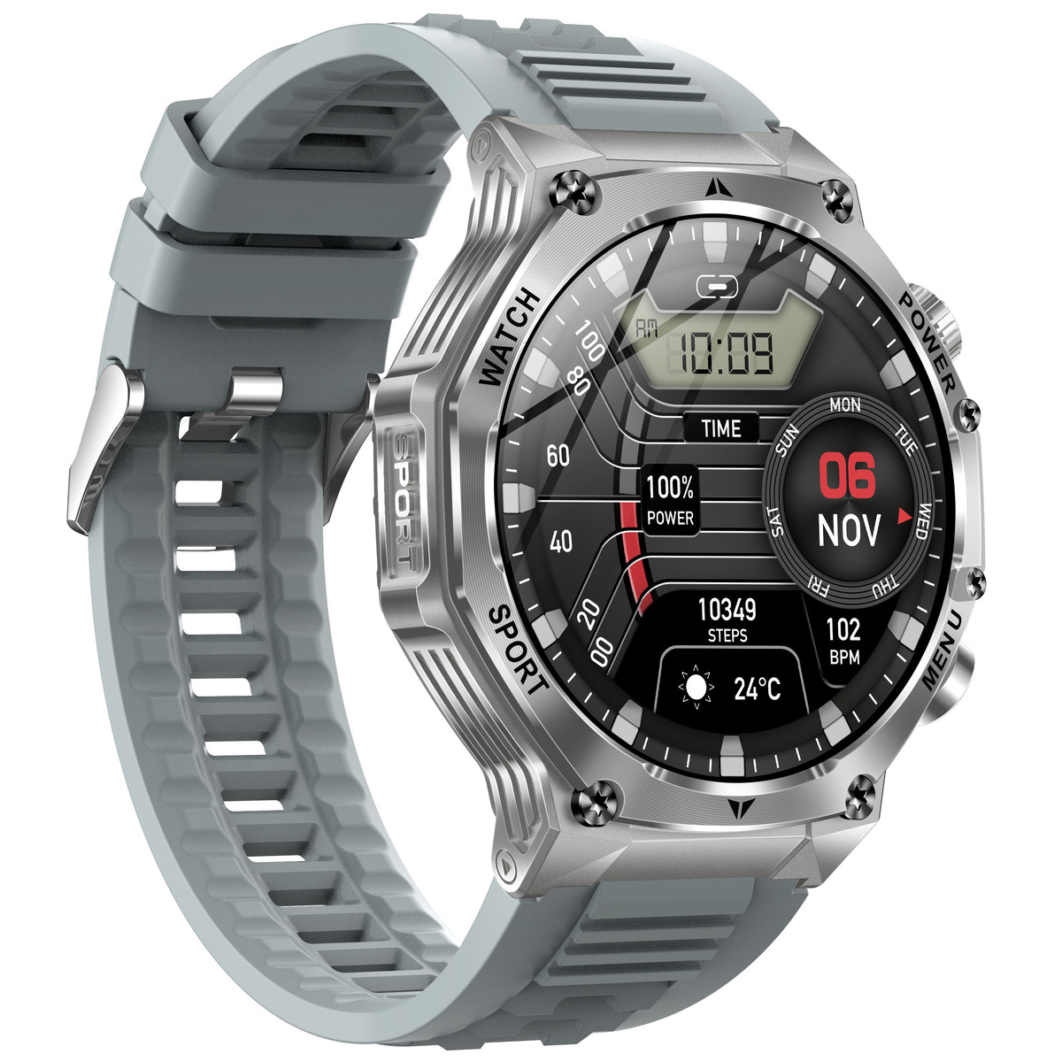 Smart Surf X Pro Silver Grey, 2 ремінці - 9