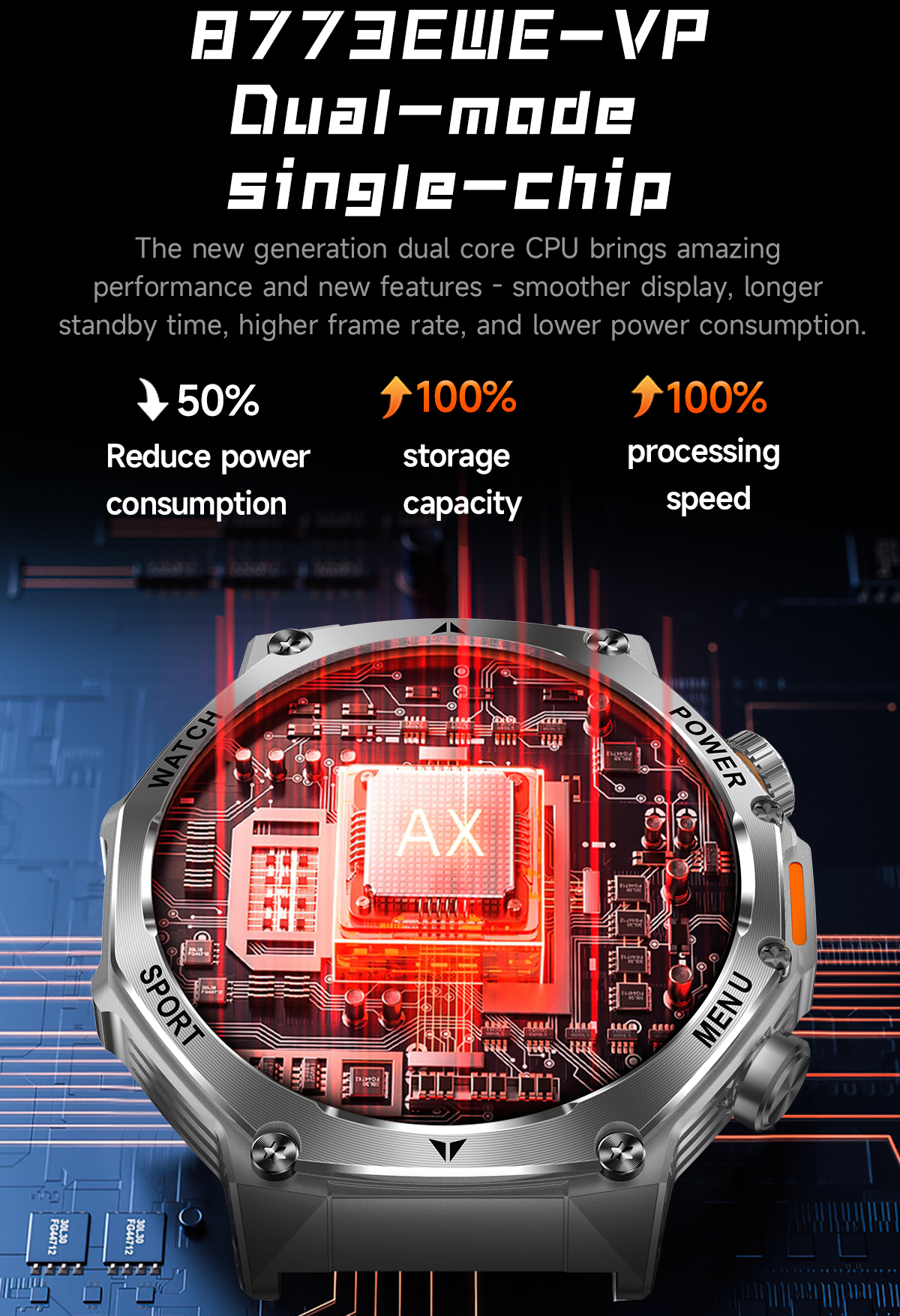 Smart Surf X Pro Silver Steel, 2 ремінці - 12