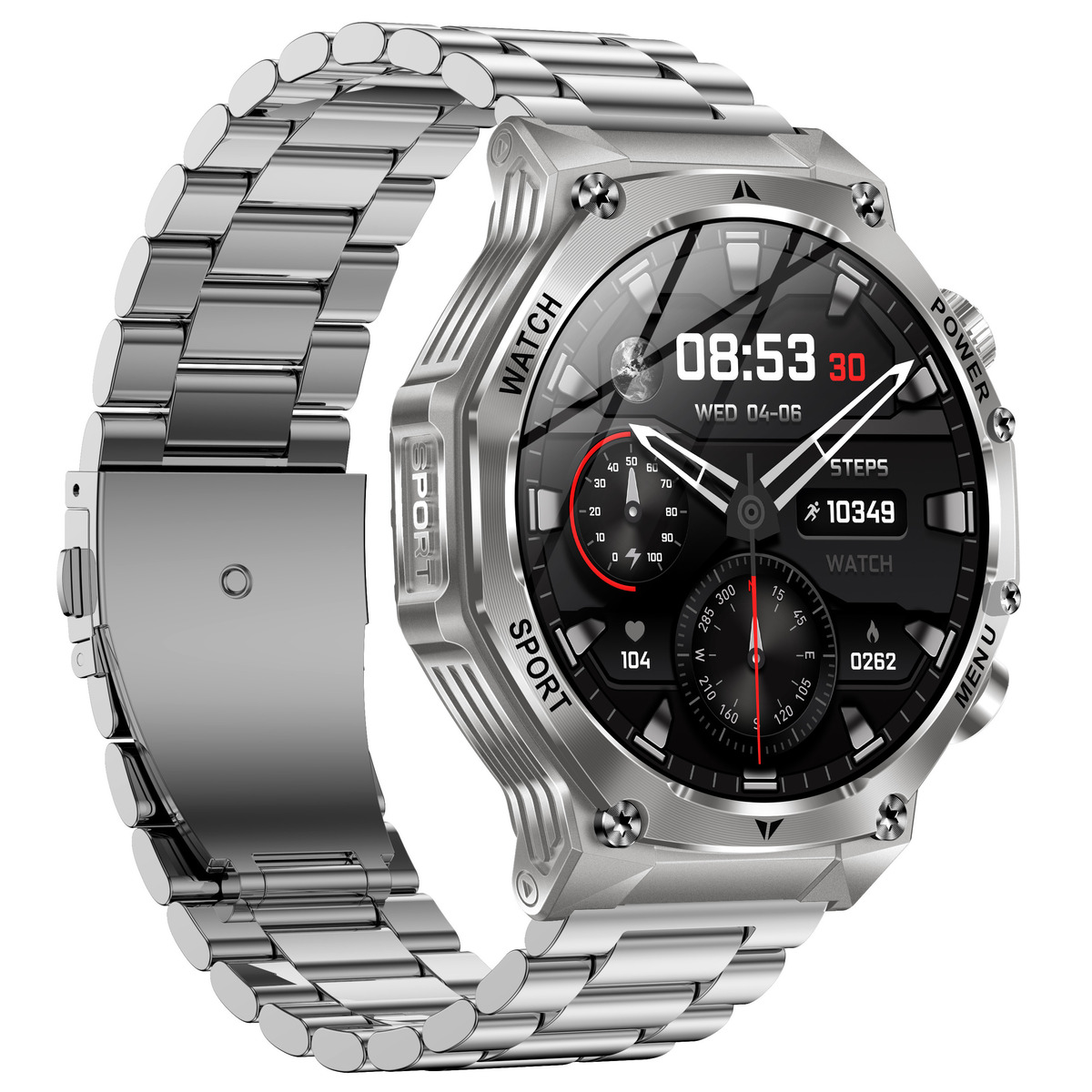 Smart Surf X Pro Silver Steel, 2 ремінці - 3