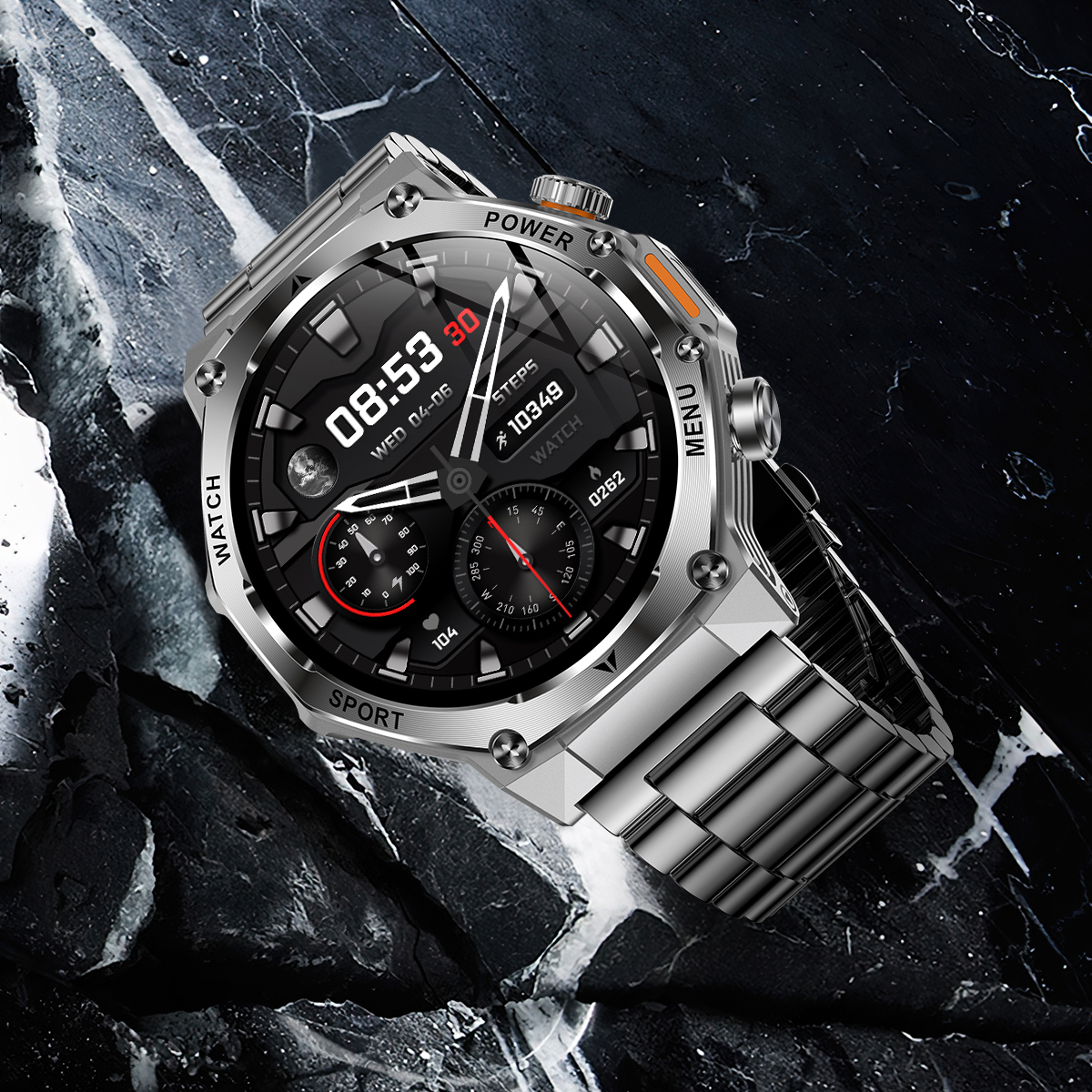 Smart Surf X Pro Silver Steel, 2 ремінці - 4