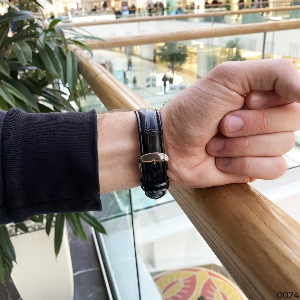 Winner 8008 Diamonds Automatic Black-Silver - 8