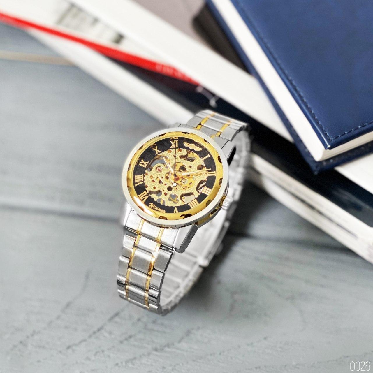 Winner 8012 Automatic Silver-Black-Gold - 3