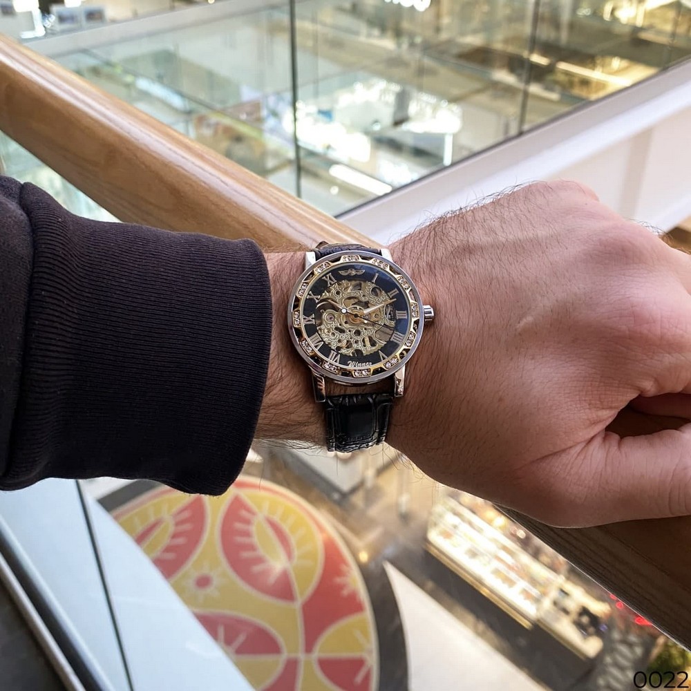 Winner 8012 Diamonds Automatic Black-Silver-Gold-Black - 10