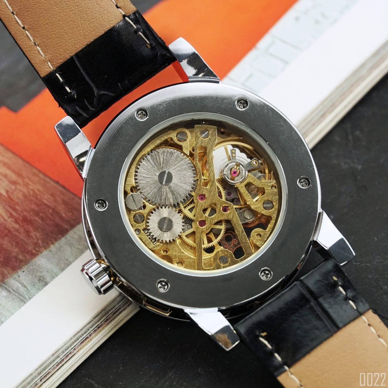 Winner 8012 Diamonds Automatic Black-Silver-Gold-Black - 3