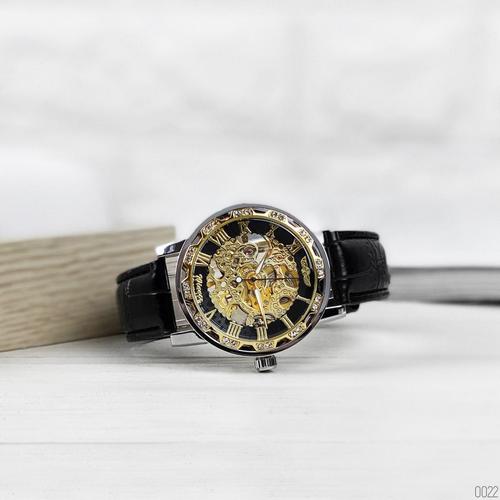 Winner 8012 Diamonds Automatic Black-Silver-Gold-Black - 5