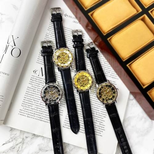 Winner 8012 Diamonds Automatic Black-Silver-Gold-Black - 8