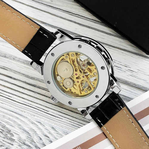Winner 8012 Diamonds Automatic Black-Silver-Gold-White - 3