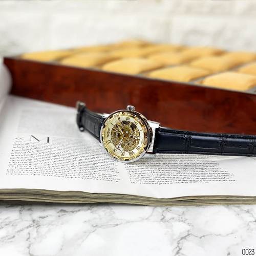 Winner 8012 Diamonds Automatic Black-Silver-Gold-White - 5