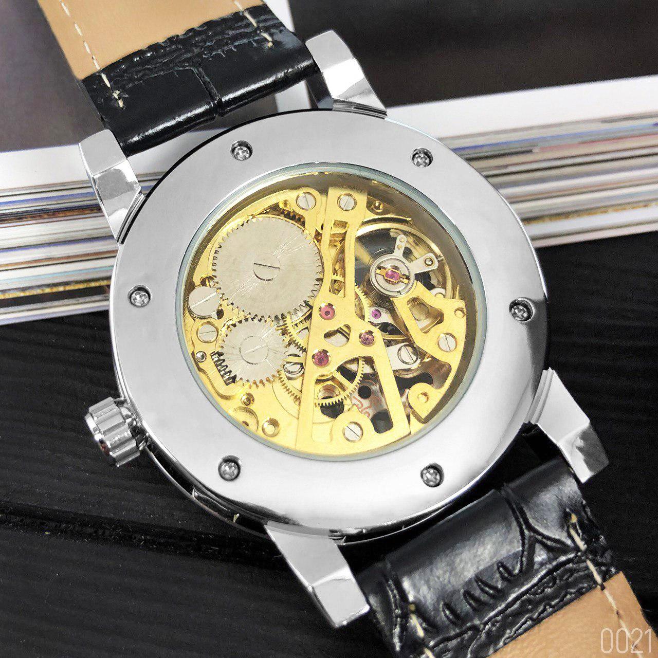 Winner 8012 Diamonds Automatic Black-Silver-Gold - 3