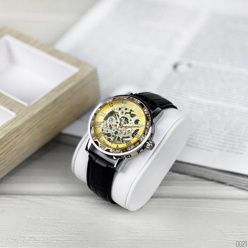 Winner 8012 Diamonds Automatic Black-Silver-Gold - 4