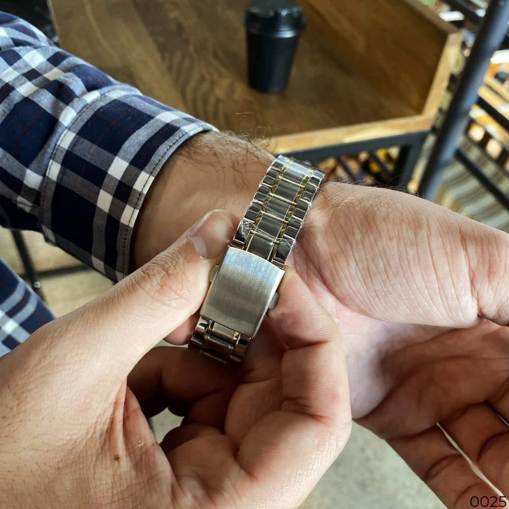 Winner 8012 Diamonds Automatic Silver-Black-Gold - 10