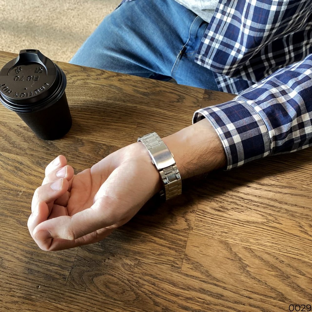 Winner 8012 Diamonds Automatic Silver-Black - 9