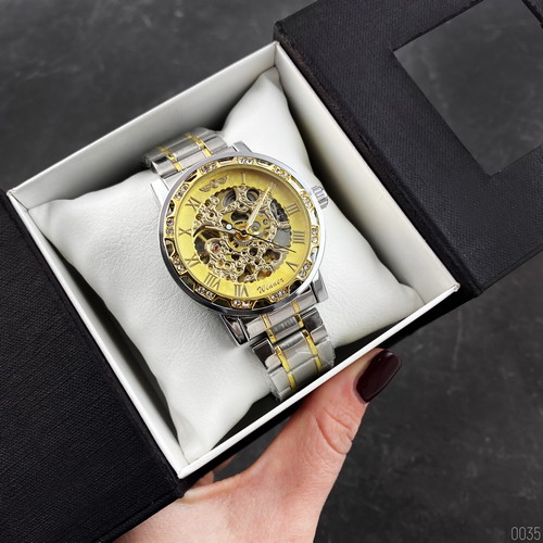Winner 8012 Diamonds Automatic Silver-Gold - 6