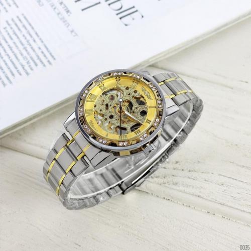 Winner 8012 Diamonds Automatic Silver-Gold - 8