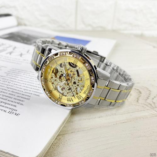 Winner 8012 Diamonds Automatic Silver-Gold - 9