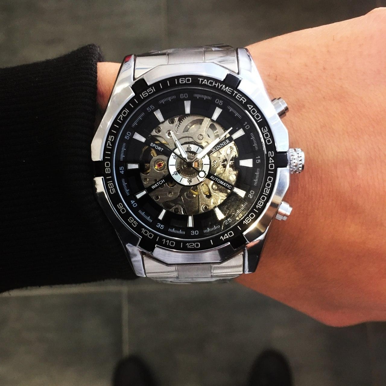 Winner 8042 Silver-Black-Silver - 4