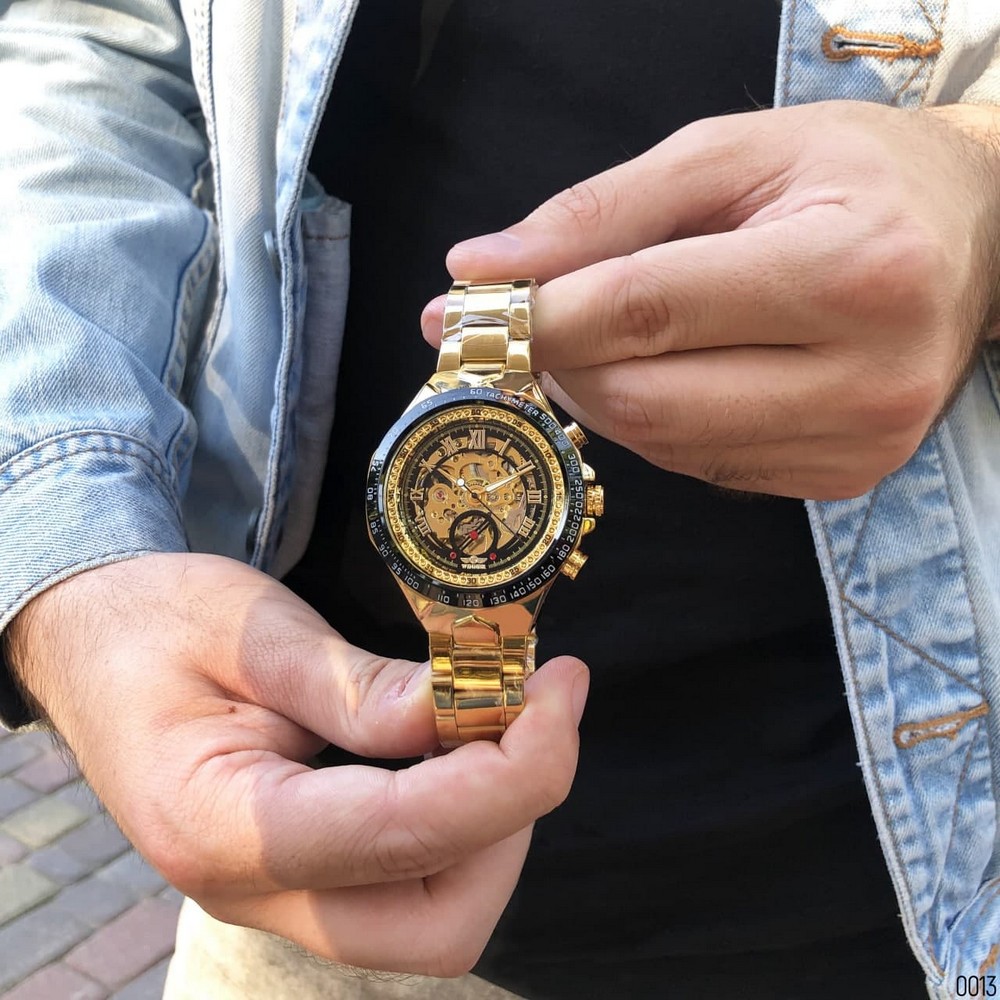 Winner 8067 Gold-Black-Black Red Cristal - 11