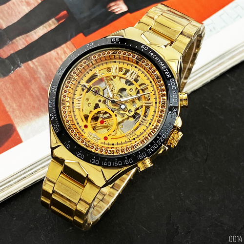 Winner 8067 Gold-Black-Gold Red Cristal - 10
