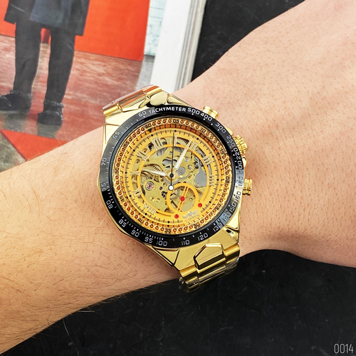 Winner 8067 Gold-Black-Gold Red Cristal - 11