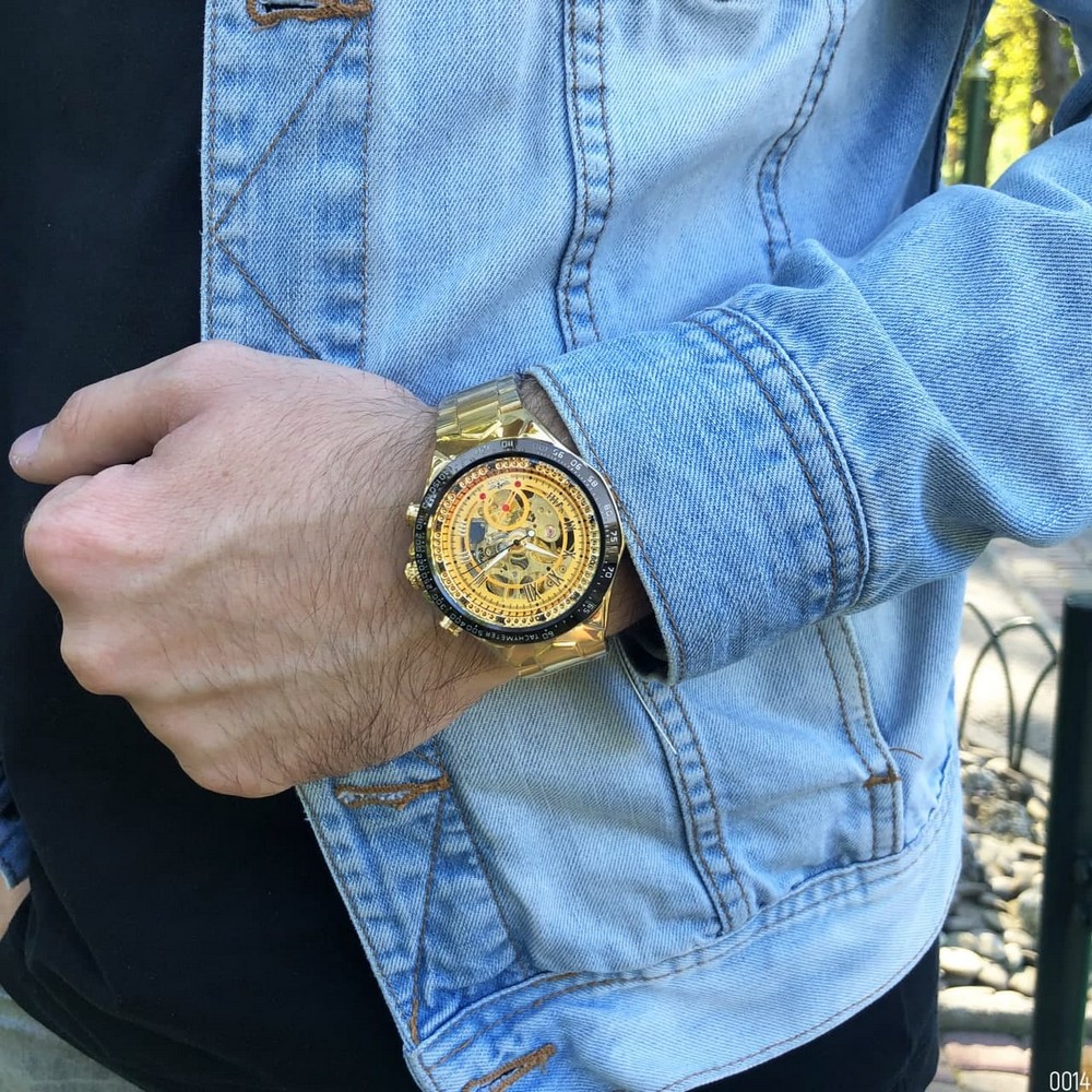 Winner 8067 Gold-Black-Gold Red Cristal - 6