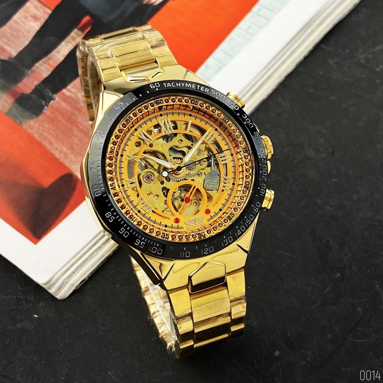 Winner 8067 Gold-Black-Gold Red Cristal - 7