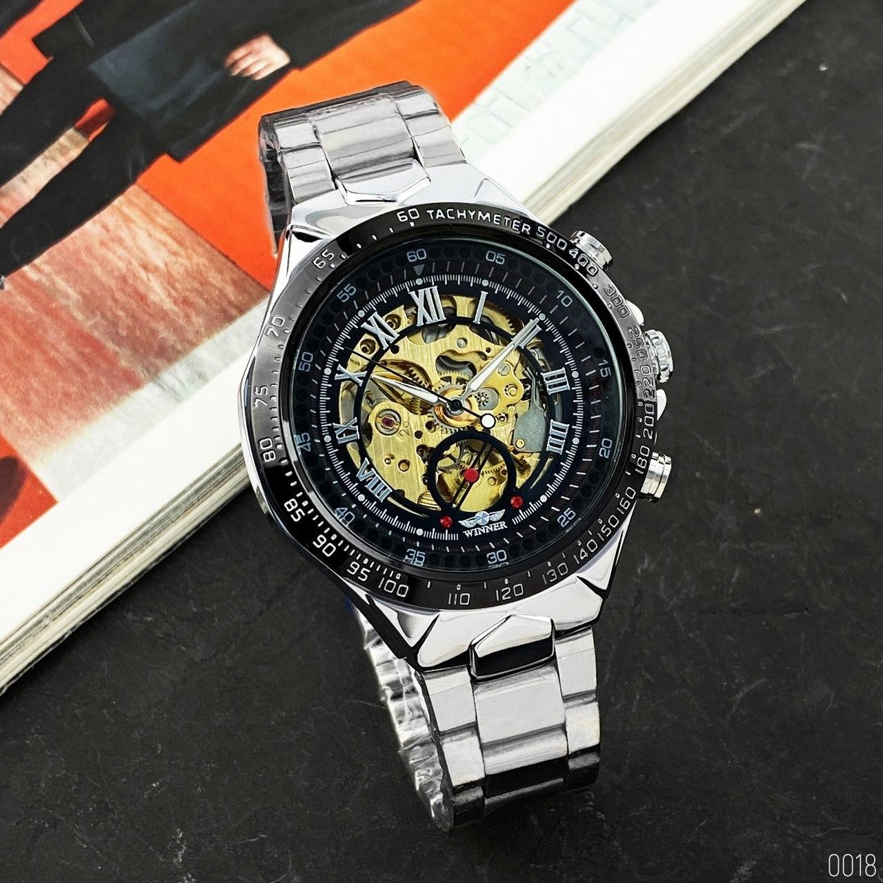 Winner 8067 Silver-Black-Gold Red - 2