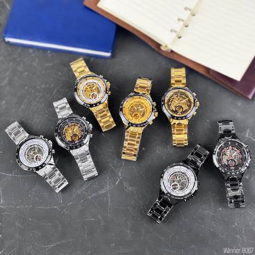 Winner 8067 Silver-Black-Gold Red - 6