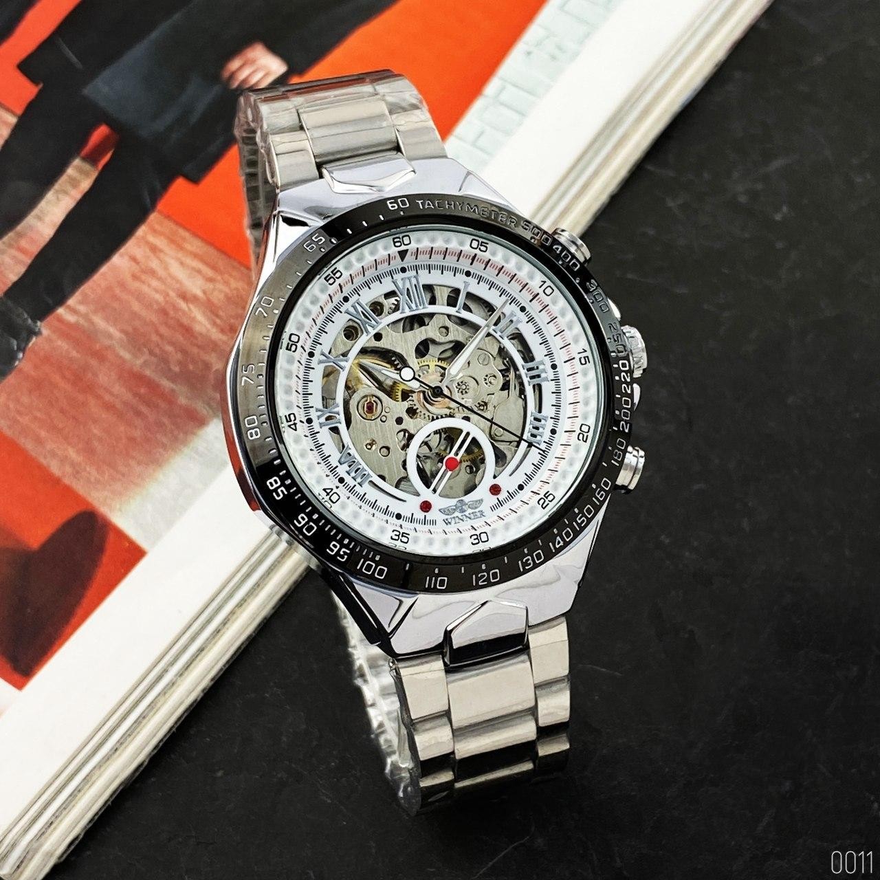 Winner 8067 Silver-Black-White Red Cristal - 2