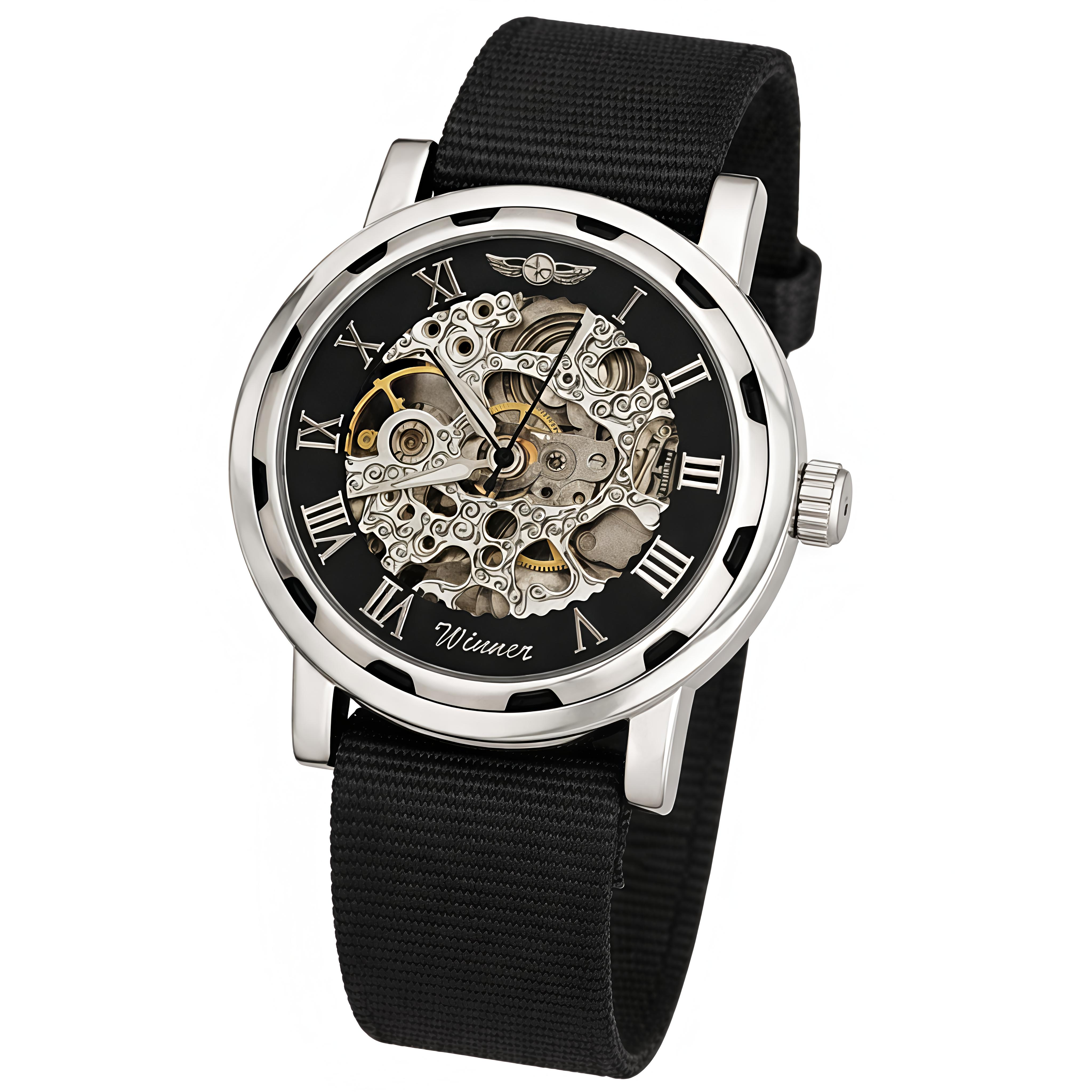 Winner Black Textile Classic, 2 ремінці - 2