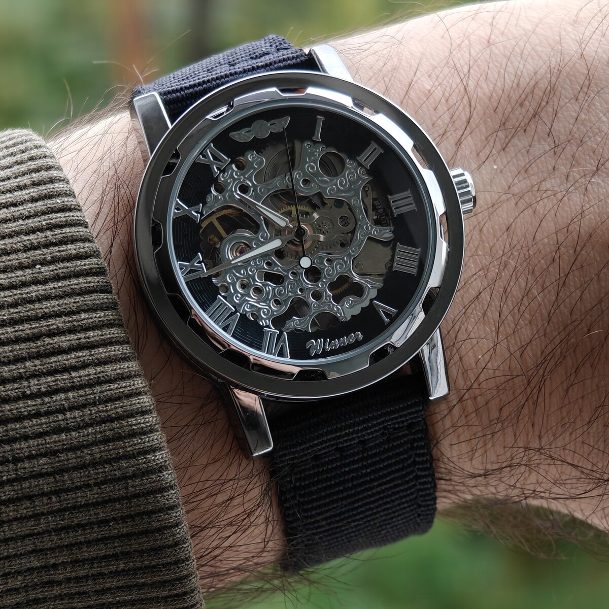 Winner Black Textile Classic, 2 ремінці - 7