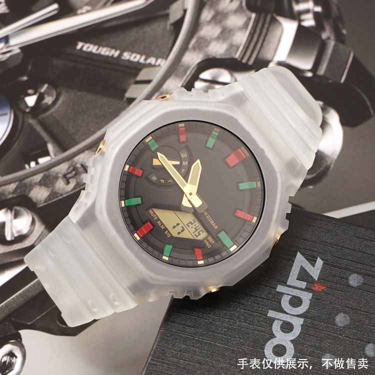 Ремінець + безель (рант) для Casio G-Shock GA-2100 Transl GD - 6