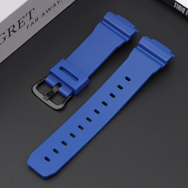 Ремінець для Casio G-Shock DW-5600/6900/G-5600/GW-M5610 Blue Black - 2