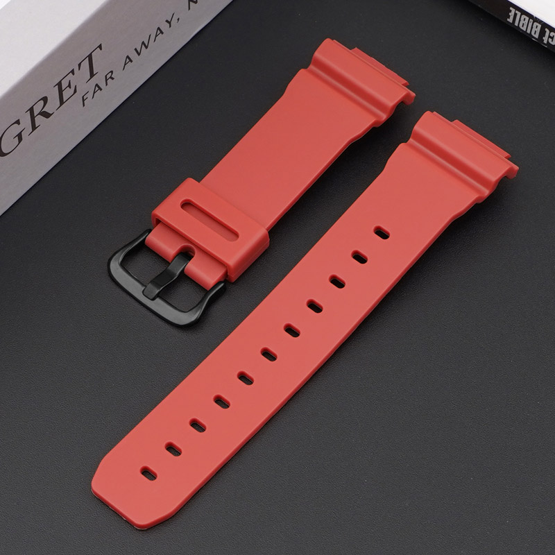 Ремінець для Casio G-Shock DW-5600/6900/G-5600/GW-M5610 Red Black - 2
