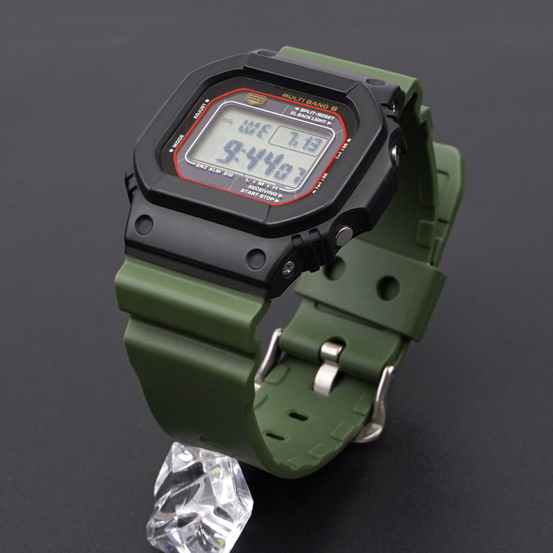 Ремінець для Casio G-Shock DW-6900 Army Green SI - 9