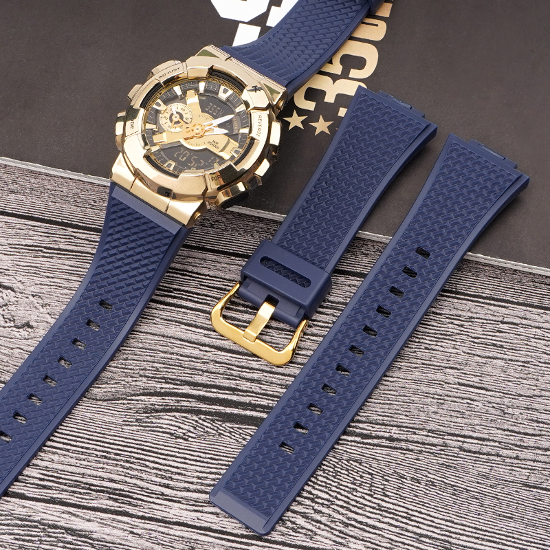 Ремінець для Casio G-Shock GA-100/110 Dark Blue GD - 3