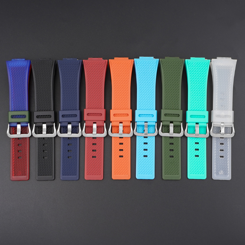 Ремінець для Casio G-Shock GA-100/110 Light Blue SI - 5