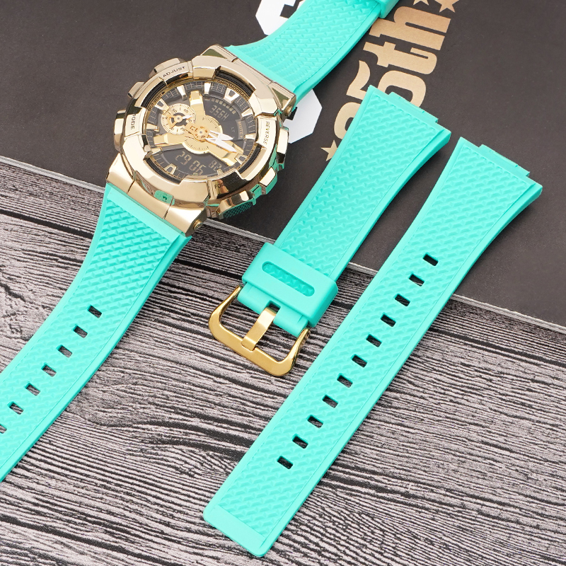 Ремінець для Casio G-Shock GA-100/110 Light Green GD - 3