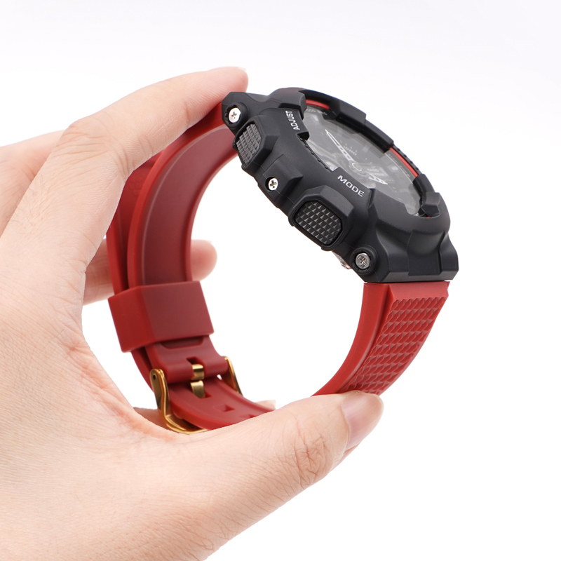 Ремінець для Casio G-Shock GA-100/110 Red BK - 7