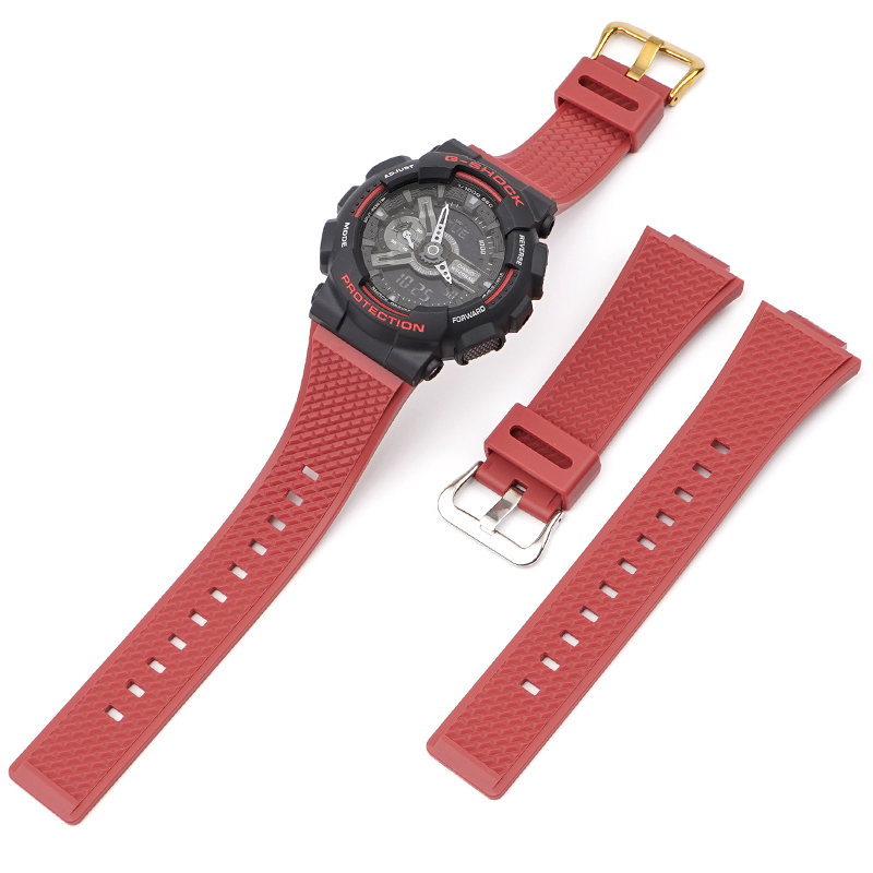 Ремінець для Casio G-Shock GA-100/110 Red GD - 4