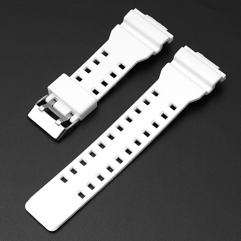Ремінець для Casio G-Shock GA-100/110 White-Glossy SI - 2