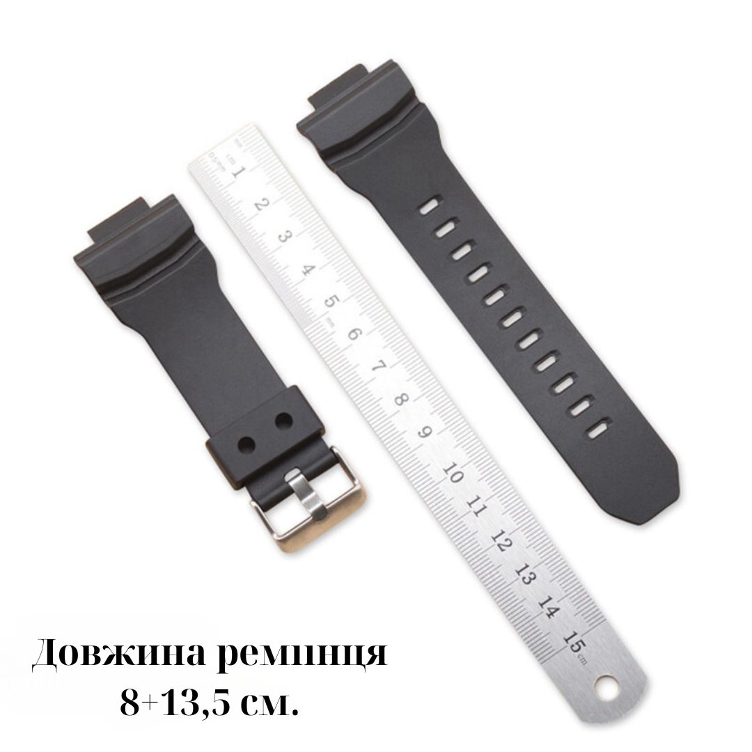 Ремінець для Casio G-Shock GA-200 Black SI - 5