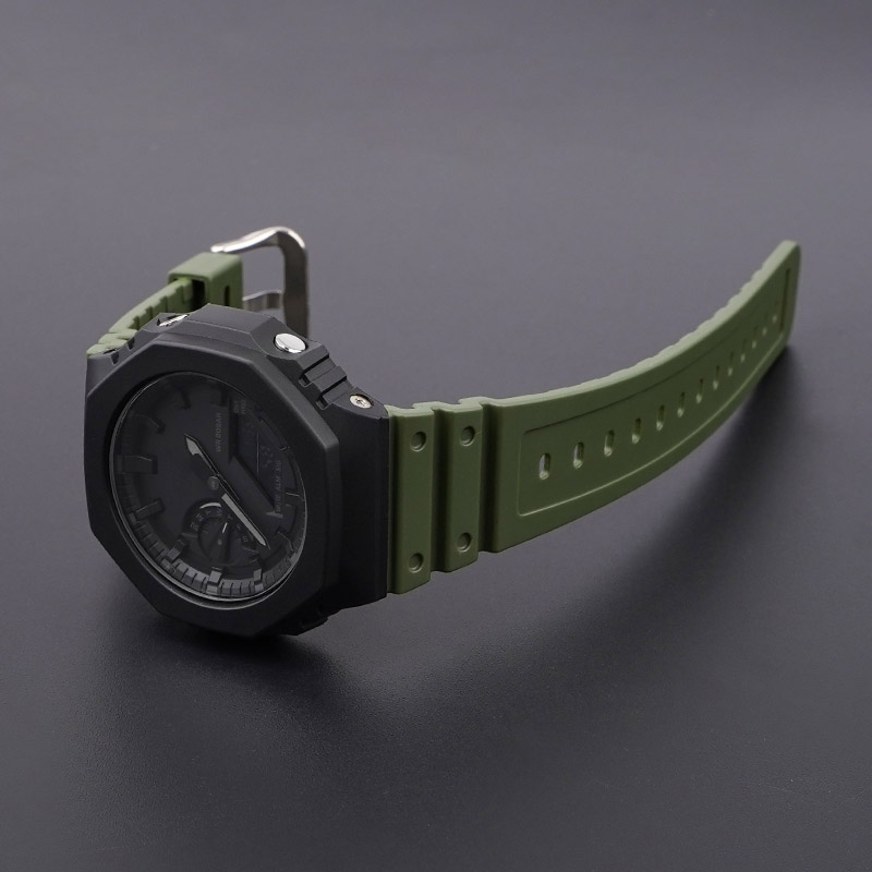 Ремінець для Casio G-Shock GA-2100 Army Green SI - 5